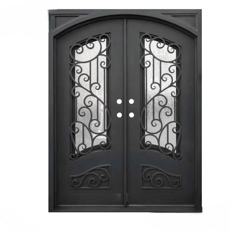 Decorative Double Entry Steel Door | MT-SD-0032