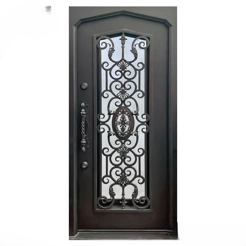 Decorative Single Steel  Door Design | MT-SD-0038