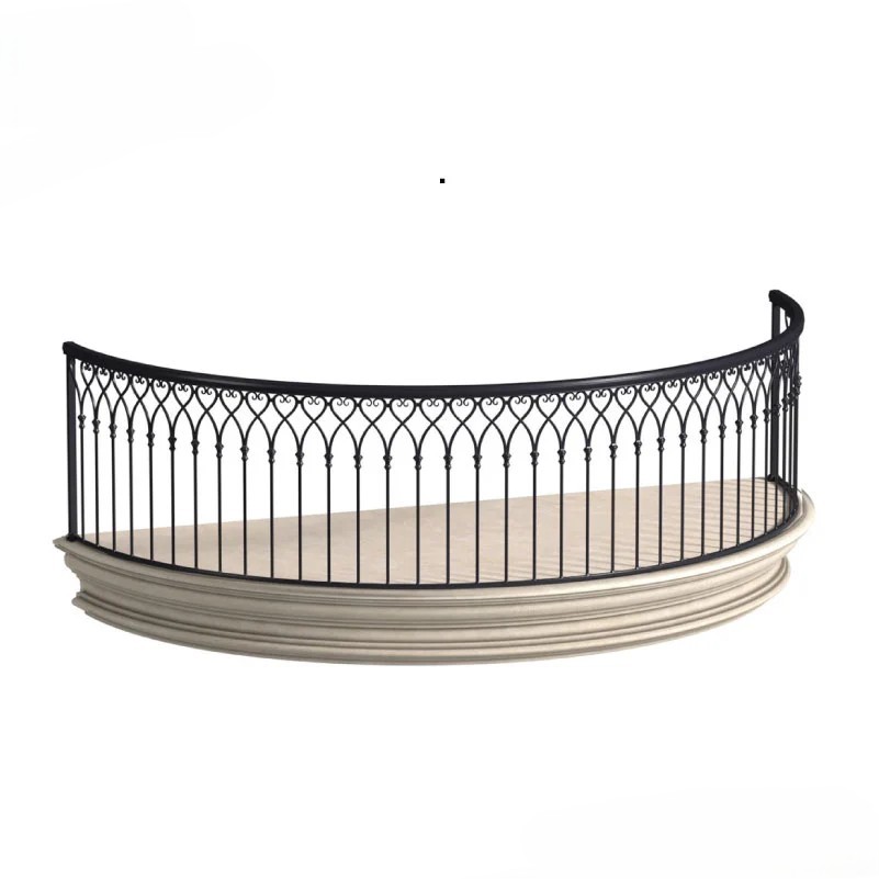 Stylish Outdoor MS Balcony Railing with a Sleek Finish | MT-HD-0256