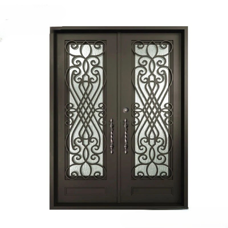 Stylish Security Double Steel Door | MT-SD-0119